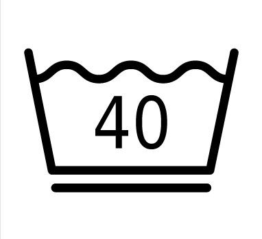 Максимальная температура стирки 40℃. Деликатный режим